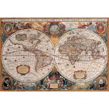 Puzzle Eurographics - Antique World Map, 2000 piese (8220-1997)