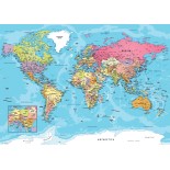 Puzzle 550 piese Eurographics - Map of the World Tin (Eurographics-8551-5863)