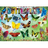 Puzzle 100 piese Eurographics - Butterflies (Eurographics-6100-5485)