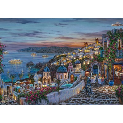 Puzzle 1000 piese Schmidt - Robert Finale:Santorini... 2