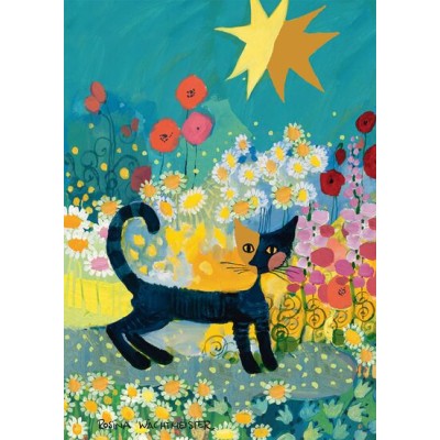 Puzzle 1000 piese Schmidt - Rosina Wachtmeister:Cat in a... 2