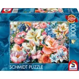 Puzzle 1000 piese Schmidt - Gianpaolo Vernotti:Flowers in Pastel (Schmidt-58891)