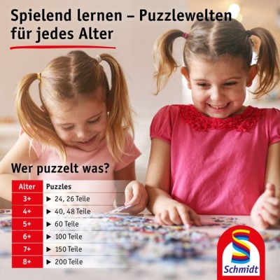 Puzzle 48 piese Schmidt - William Vanderdasson:Animals on... 2