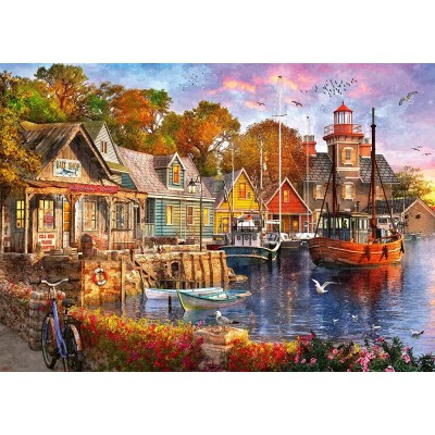 Puzzle 1000 piese Trefl - Seaside Harbour (Trefl-10796) 2
