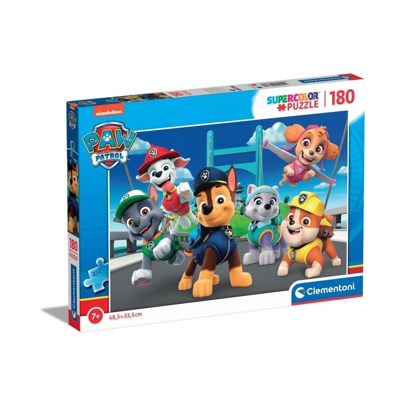 Puzzle 180 piese Clementoni - Paw...