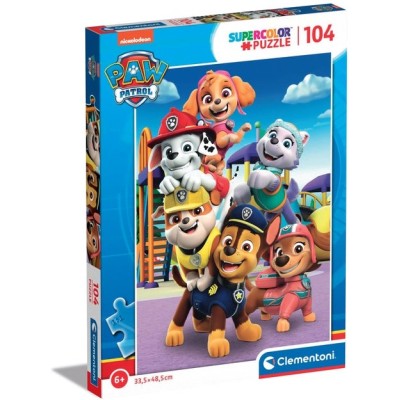 Puzzle 104 piese Clementoni - Paw Patrol (Clementoni-27178)