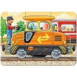 Primul Meu Puzzle Ravensburger -Utilaje Agricole, 2/4/6/8 Piese