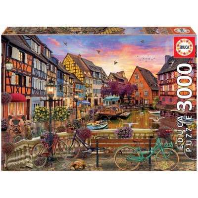 Puzzle 3000 piese Educa - Colmar, France (Educa-19051)