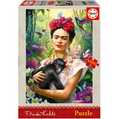 Puzzle 1000 piese Educa - The Garden of Life, Frida Kahlo...