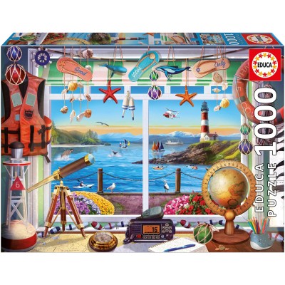 Puzzle 1000 piese Educa - Harbour Life (Educa-20256)