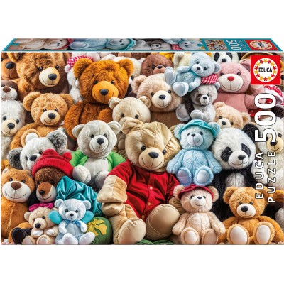 Puzzle 500 piese Educa - Teddy Bears (Educa-20242)