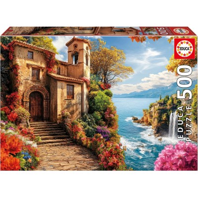 Puzzle 500 piese Educa - Villa by the Sea (Educa-20296)