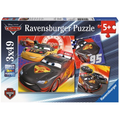Puzzle Ravensburger - Cars Aventura Pe Sosea, 3X49 Piese 2