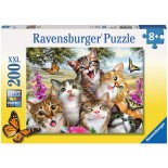 Puzzle Ravensburger -Pisicute Amuzante, 200 Piese