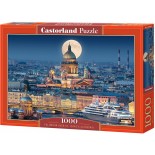 Puzzle Castorland -Fullmoon Over St Isaac's Cathedral, 1000 Piese