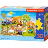 Puzzle Castorland -A Day on the Farm, 30 Piese