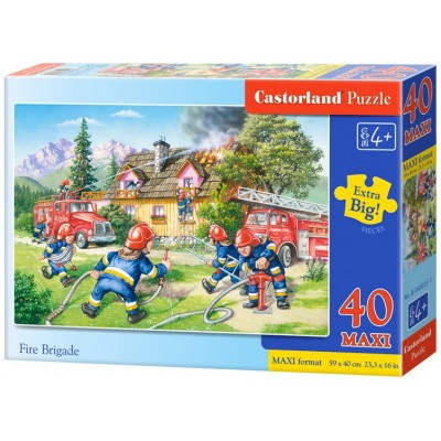 Puzzle Castorland Maxi -Fire Brigade, 40 Piese 2