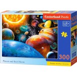 Puzzle Castorland - Planets and their Moons, 300 piese