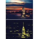 Puzzle Anatolian -Maiden's Tower, 1000 Piese, Fosforescent (1903)