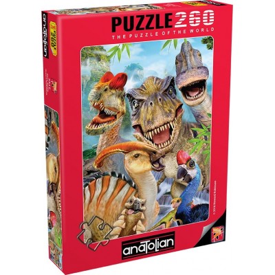 Puzzle Anatolian - Dino Selfie, 260 piese (3317) 2