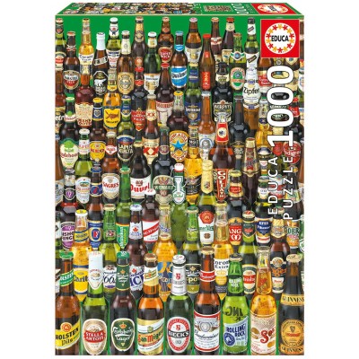 Puzzle Educa -Cans of Beer, 1000 Piese, Include Lipici... 2