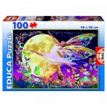 Puzzle Educa -Fairy Under the Moonlight, 100 Piese (14201)