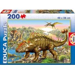 Puzzle Educa - Dinosaurs, 200 Piese (15264)