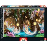 Puzzle Educa -Walking Between the Water Lilies, 1000 Piese, Include Lipici Puzzle (15520)