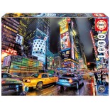Puzzle Educa -Times Square, New York, 1000 Piese, Include Lipici Puzzle (15525)