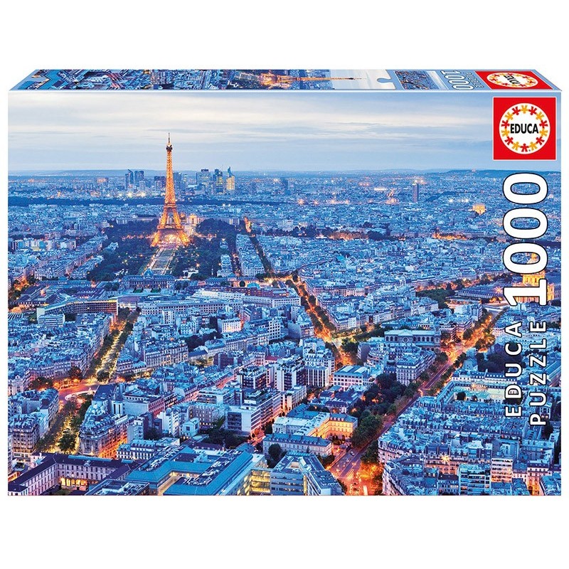Puzzle Educa -Lights of Paris, 1000...