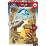 Puzzle Educa - Jurassic World, 500 Piese, Include Lipici Puzzle (16341)