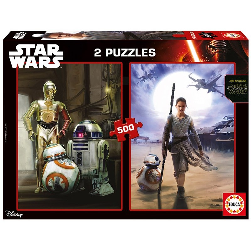 Puzzle Educa -Star Wars, 2X500 Piese,...