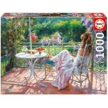 Puzzle Educa -Under the Wisteria, 1000 Piese, Include Lipici Puzzle (16747)