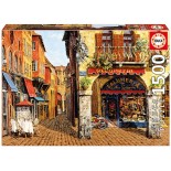 Puzzle Educa - Victor Shvaiko:Salumeria, Colors of Italy, 1500 Piese, Include Lipici Puzzle (16770)