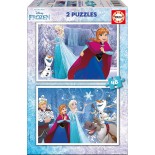 Puzzle Educa -Frozen, 2X48 Piese (16852)
