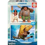 Puzzle Educa -Vaiana, 2X100 Piese (16953)