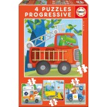Puzzle Educa -Rescue Patrol, 6/9/12/16 Piese (17144)