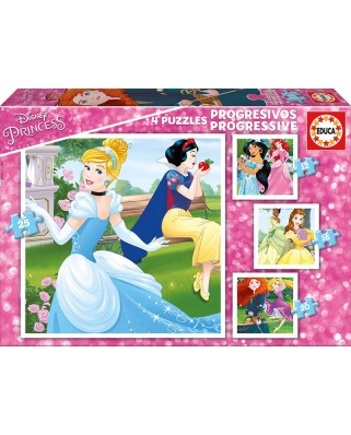 Puzzle Educa - Disney Princess, 12/16/20/25 piese (17166)