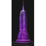 Puzzle 3D Ravensburger - Empire State Building -Lumineaza Noaptea, 216 Piese (12566)