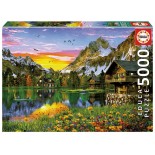 Puzzle Educa -Alpine Lake, 5000 Piese (17678)