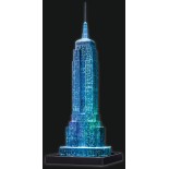Puzzle 3D Ravensburger - Empire State Building -Lumineaza Noaptea, 216 Piese (12566)