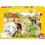 Puzzle Schmidt -Distractie La Herghelie, 60 Piese (56205)