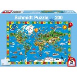 Puzzle Schmidt -Lumea Minunata, 200 Piese (56118)