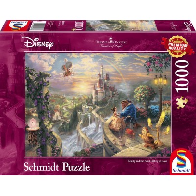 Puzzle Schmidt - Thomas Kinkade: Frumoasa si Bestia, 1000... 2