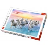 Puzzle Trefl - Galloping White Horses, 500 piese (61529)