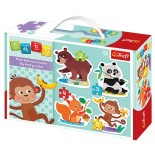 Puzzle Trefl - My First Puzzles:Forrest Animals, 2/3/4/5 Piese (48957)