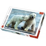 Puzzle Trefl -Polar Bears, 500 Piese (58153)