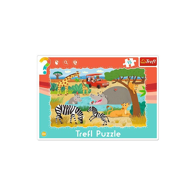 Puzzle Trefl -Safari, 15 Piese (53234)
