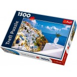 Puzzle Trefl -Santorini, Greece, 1500 Piese (12489)