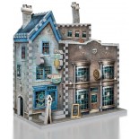 Puzzle 3D Wrebbit - Harry Potter -Ollivander's Wand Shop & Scribbulus, 295 Piese (65555)